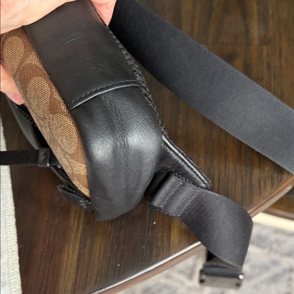 Coach Edge Belt Bag in signature coated canvas. - Picture 7 of 13